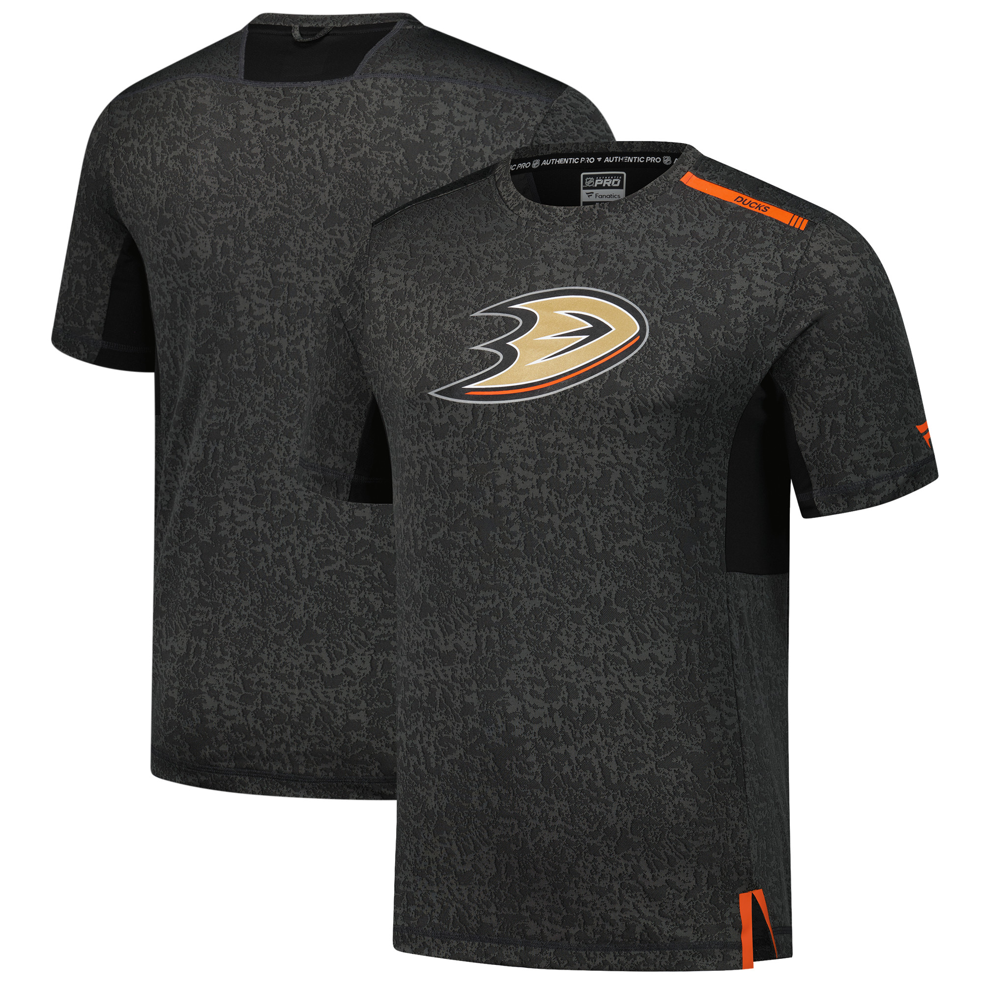 Men's Fanatics Black Anaheim Ducks Authentic Pro Performance T-Shirt